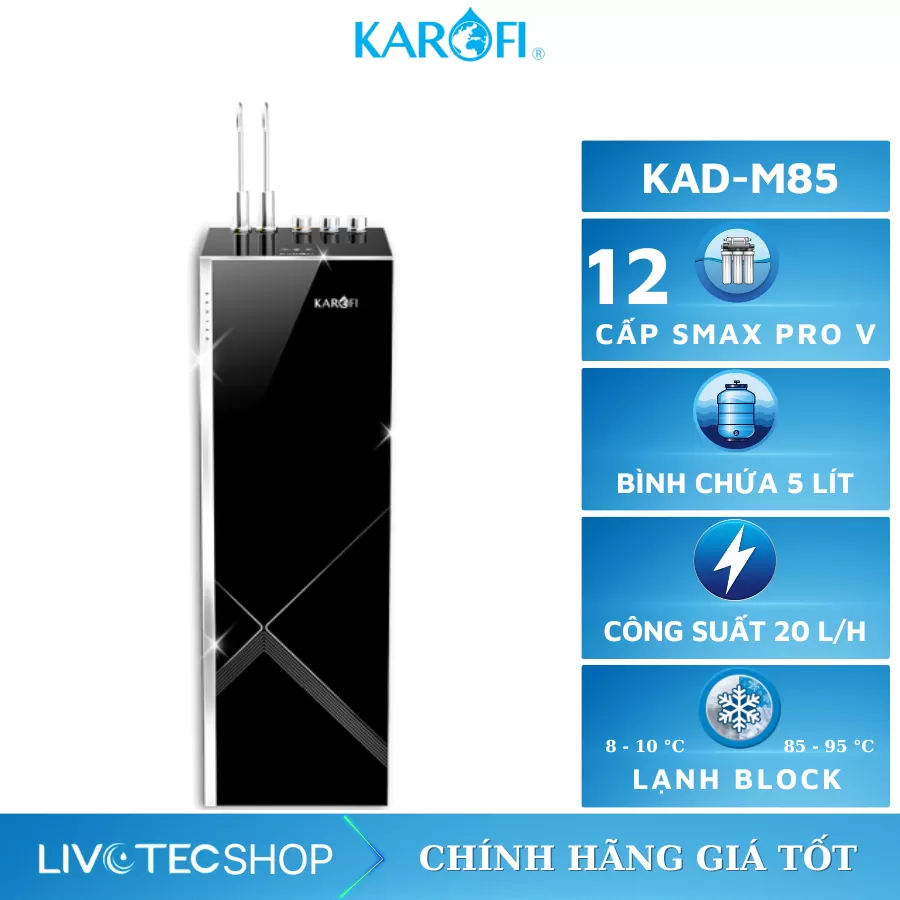 Máy lọc nước nóng lạnh Karofi KAD-M85