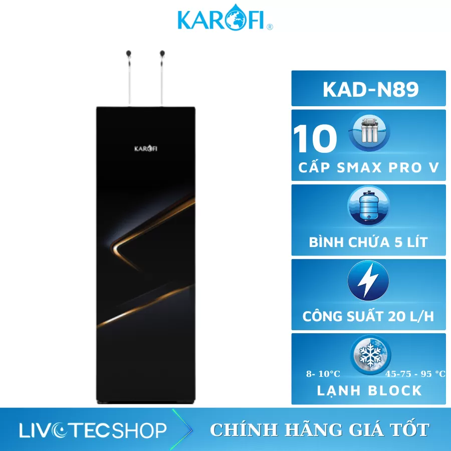 Máy lọc nước nóng lạnh Karofi KAD-N89