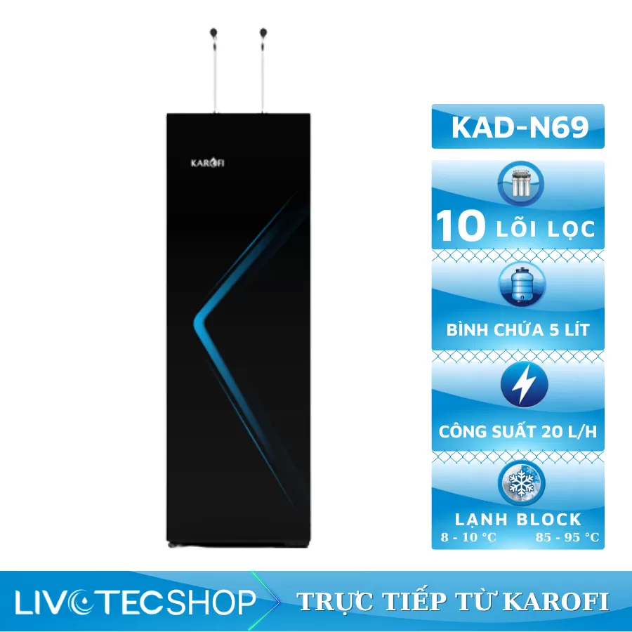 Máy lọc nước nóng lạnh Karofi KAD-N69