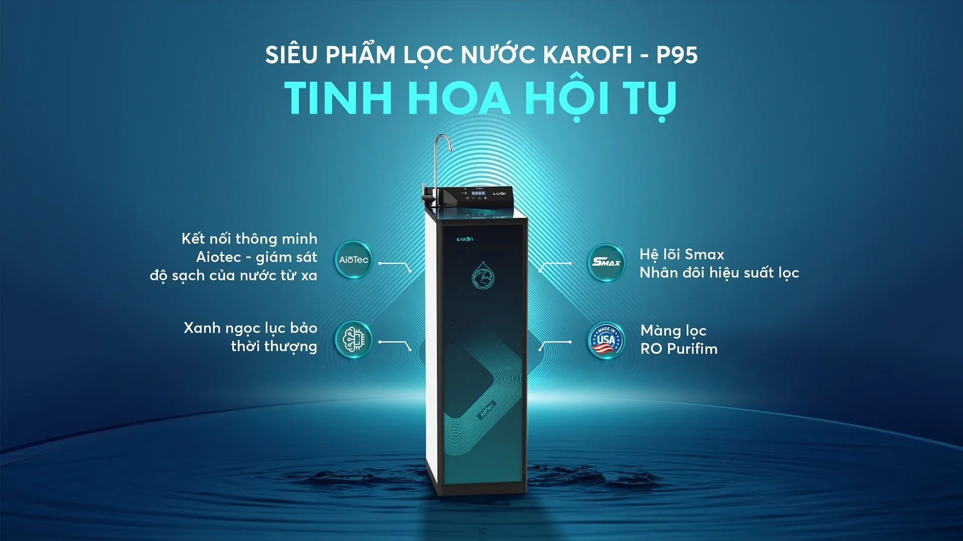 Máy lọc nước Karofi KAQ-P95