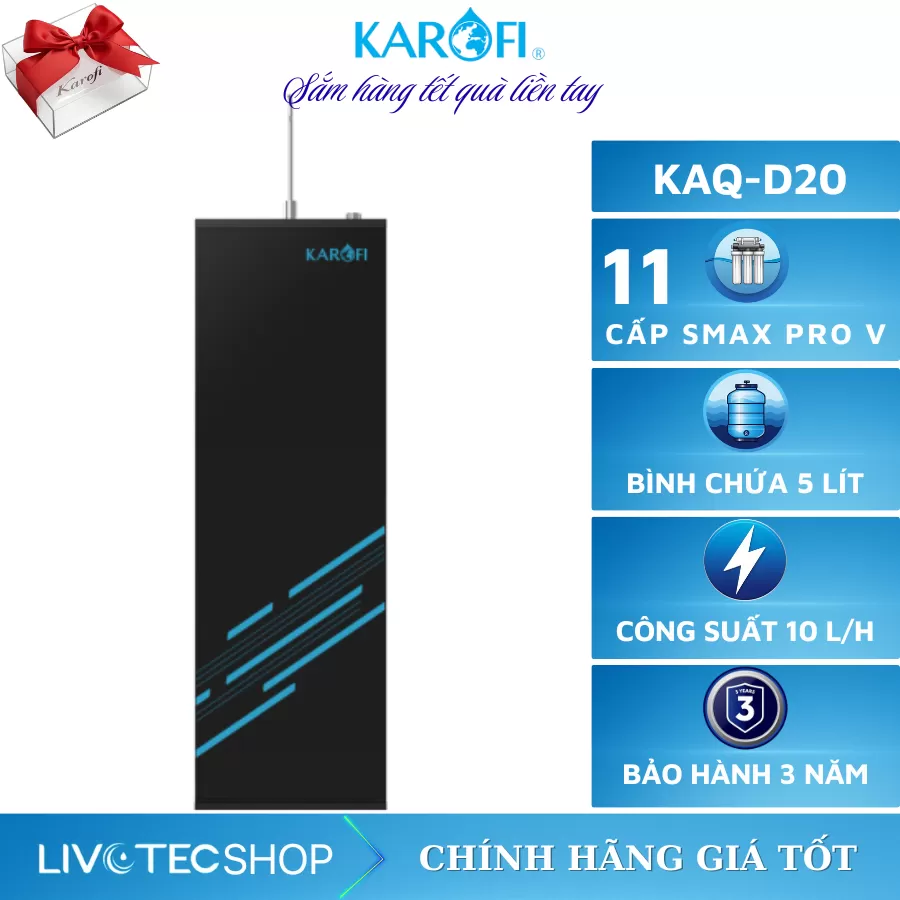 Máy lọc nước RO Karofi KAQ-D20