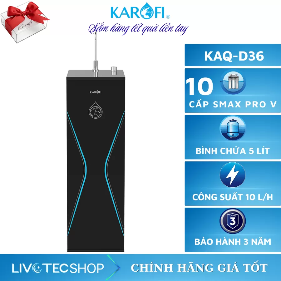 Máy lọc nước Karofi KAQ-D36
