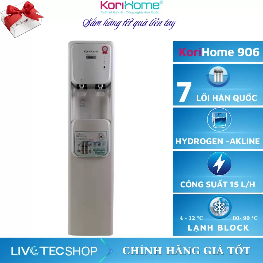 Máy lọc nước nóng lạnh Korihome WPK-906