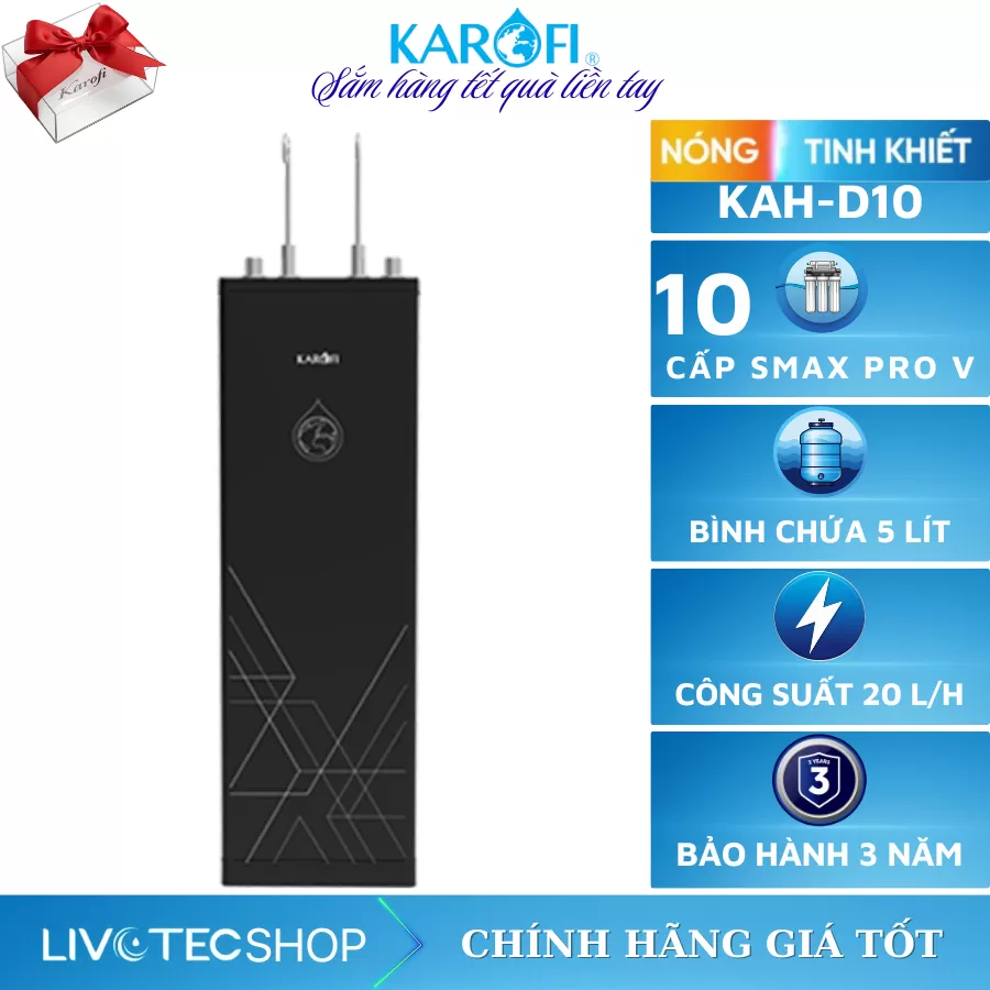 Máy lọc nước nóng nguội Karofi KAH-D10