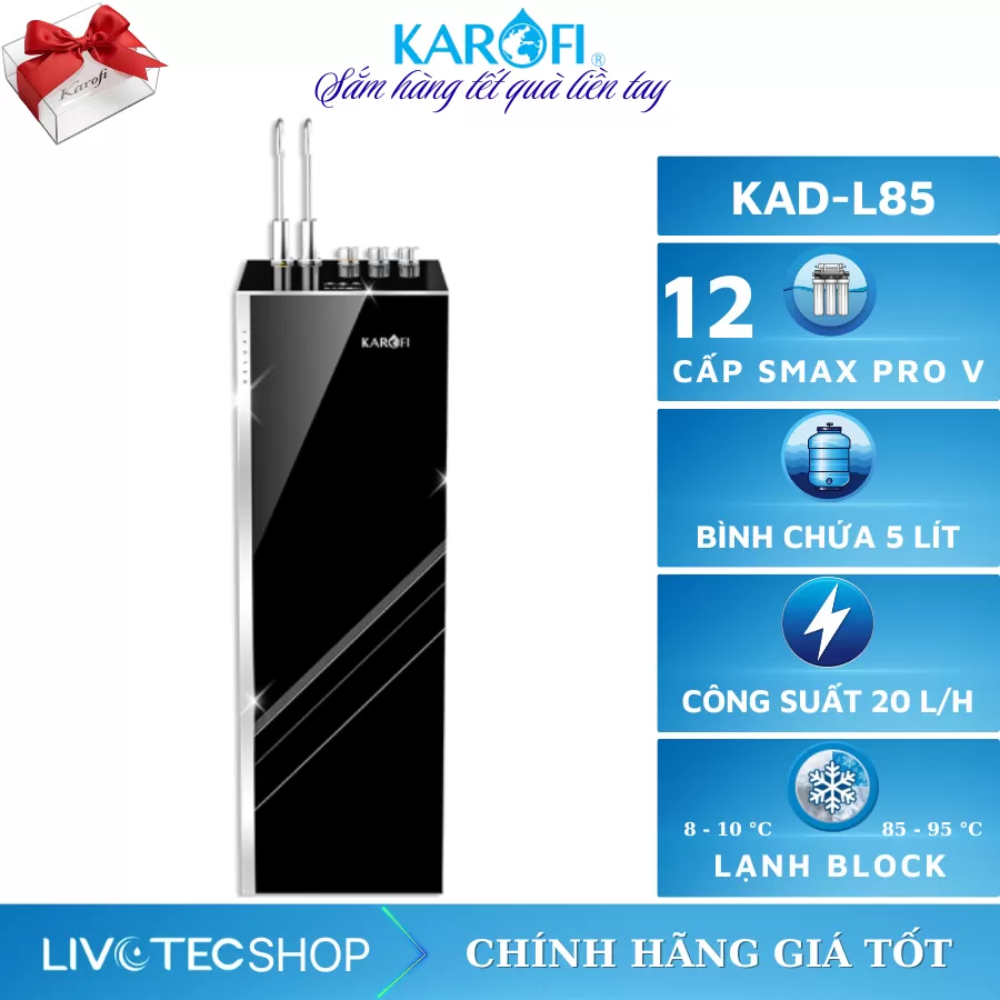 Máy lọc nước nóng lạnh Karofi KAD-L85
