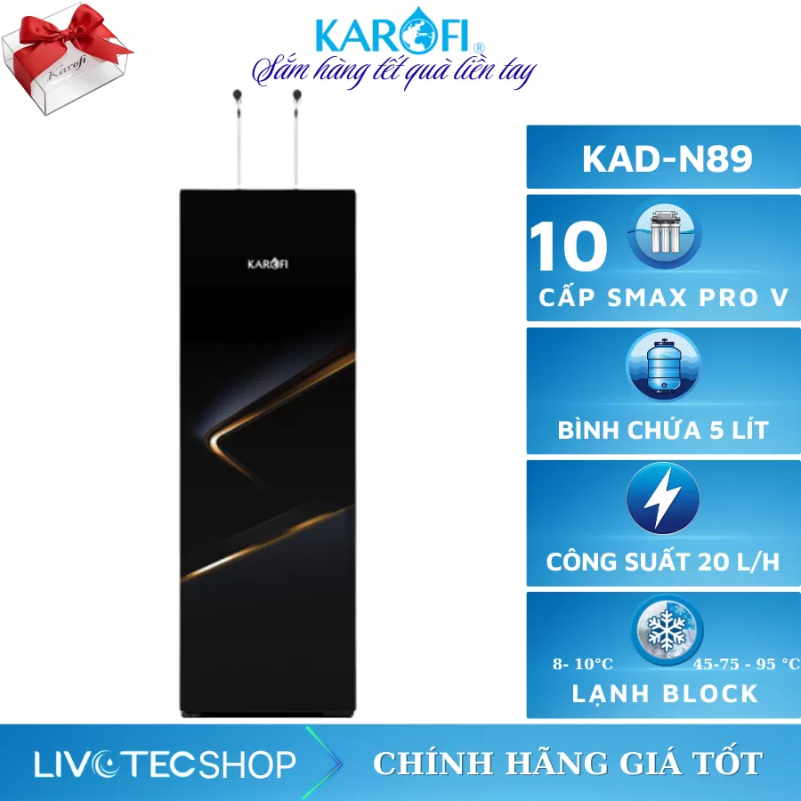 Máy lọc nước nóng lạnh Karofi KAD-N89