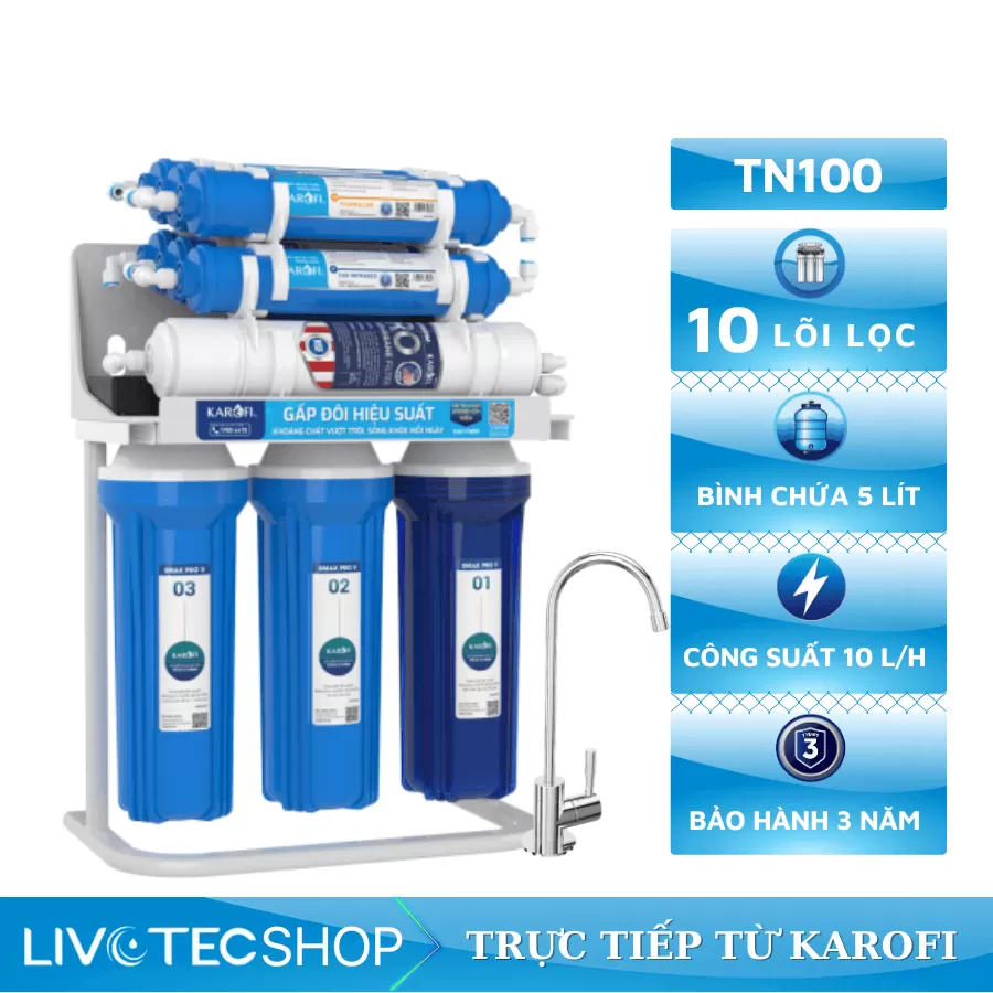 Máy lọc nước RO Karofi KHY-TN100