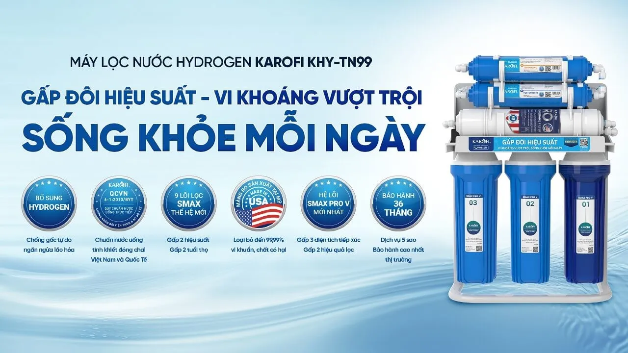 Máy lọc nước RO Karofi KHY-TN99