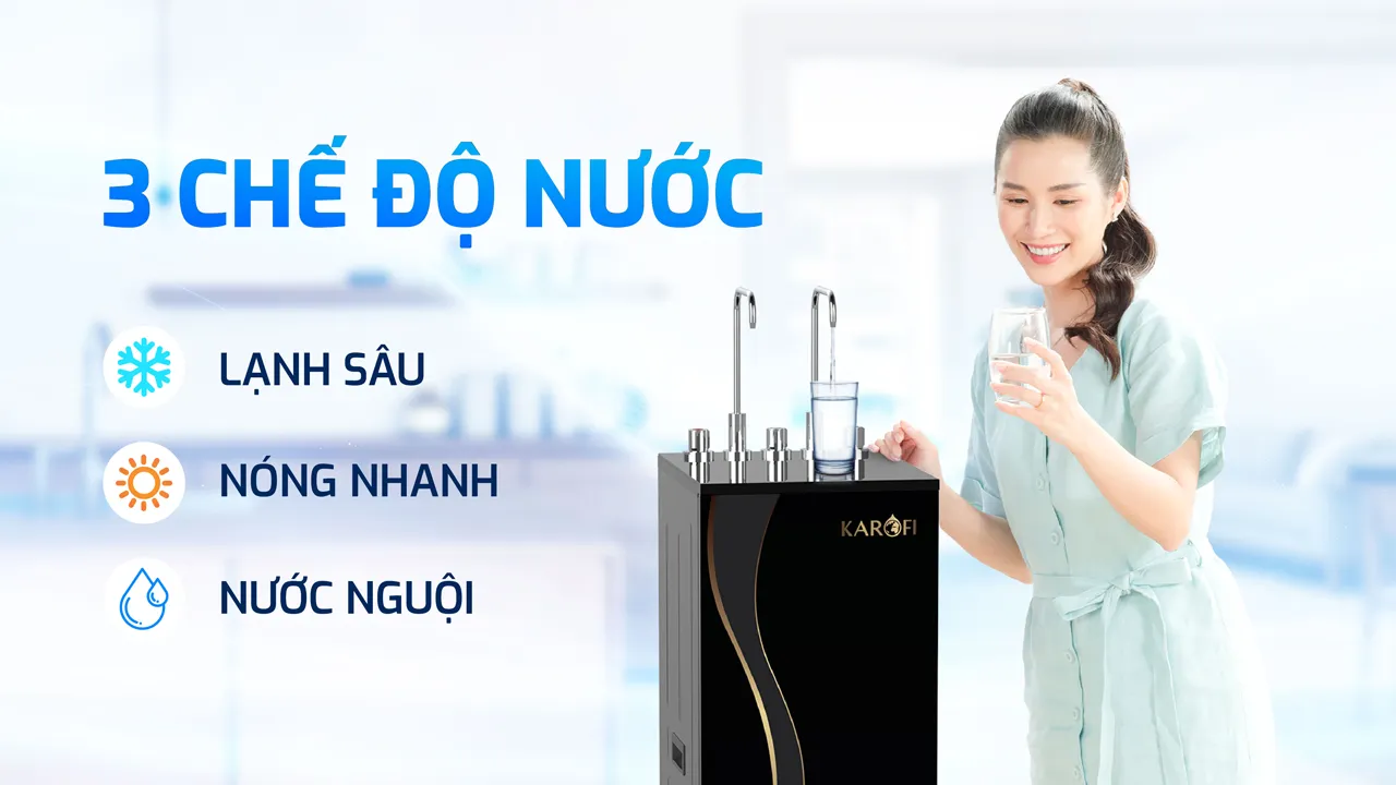 3 CHẾ ĐỘ NƯỚC TIỆN LỢI - ĐÁP ỨNG ĐẦY ĐỦ NHU CẦU