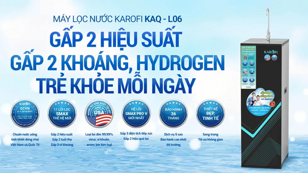 Máy lọc nước RO Karofi KAQ-L06