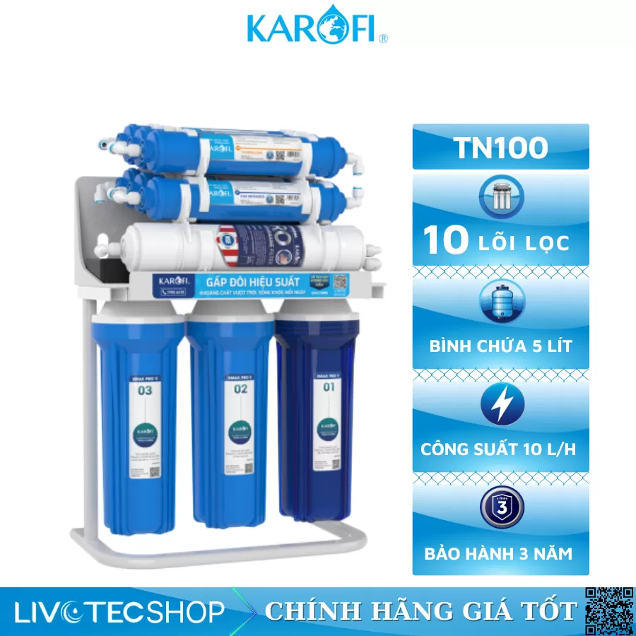 Máy lọc nước RO Karofi KHY-TN100