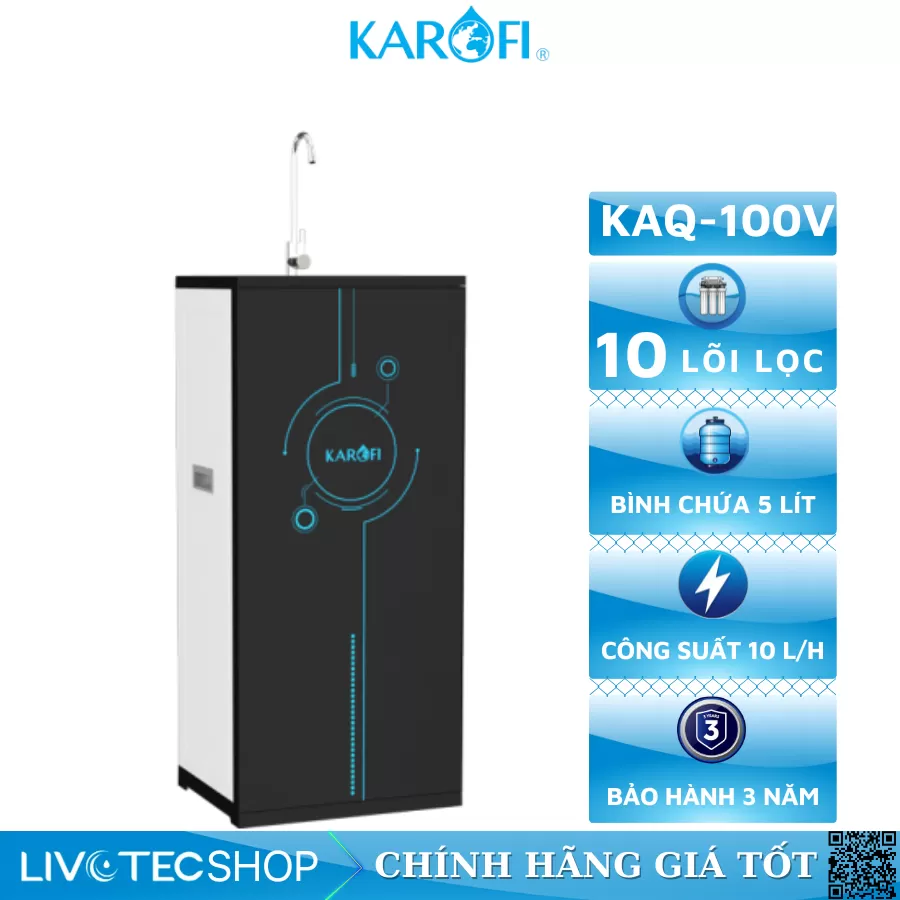 Máy lọc nước Karofi ERO100V