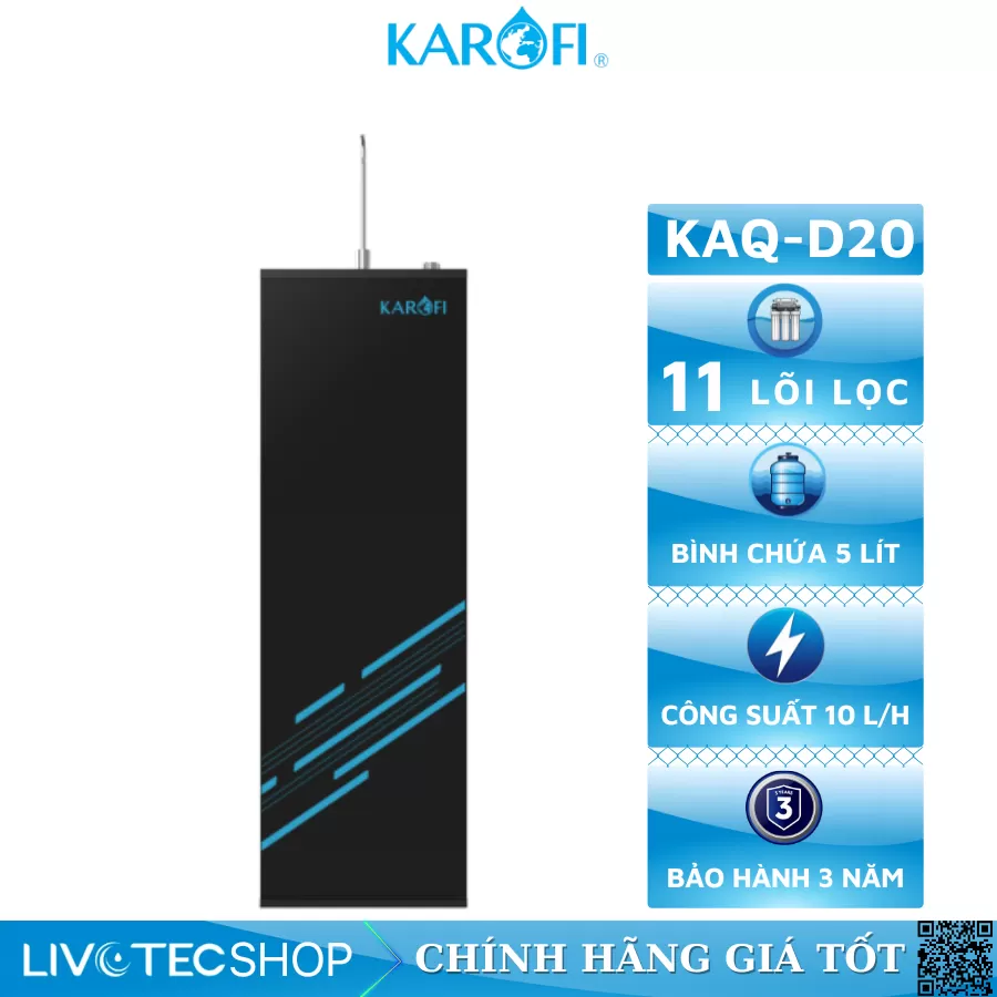 Máy lọc nước RO Karofi KAQ-D20