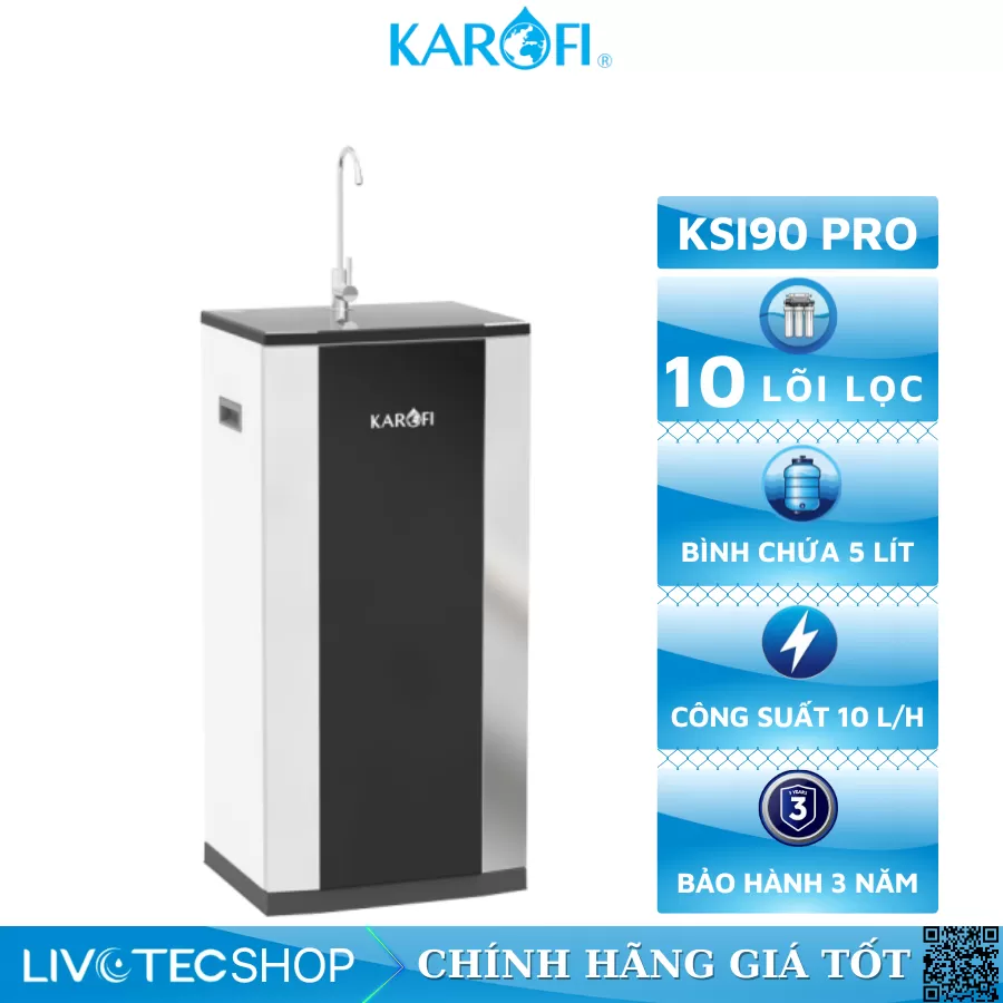 Máy lọc nước RO Karofi KSI90 PRO