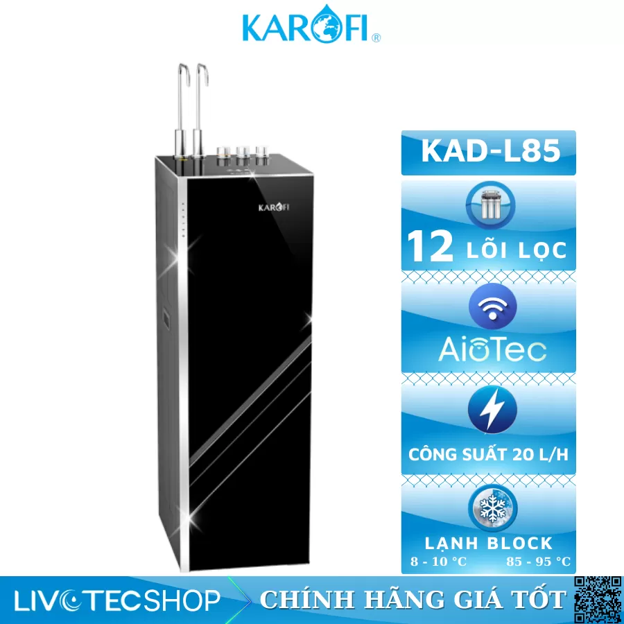 Máy lọc nước nóng lạnh Karofi KAD-L85