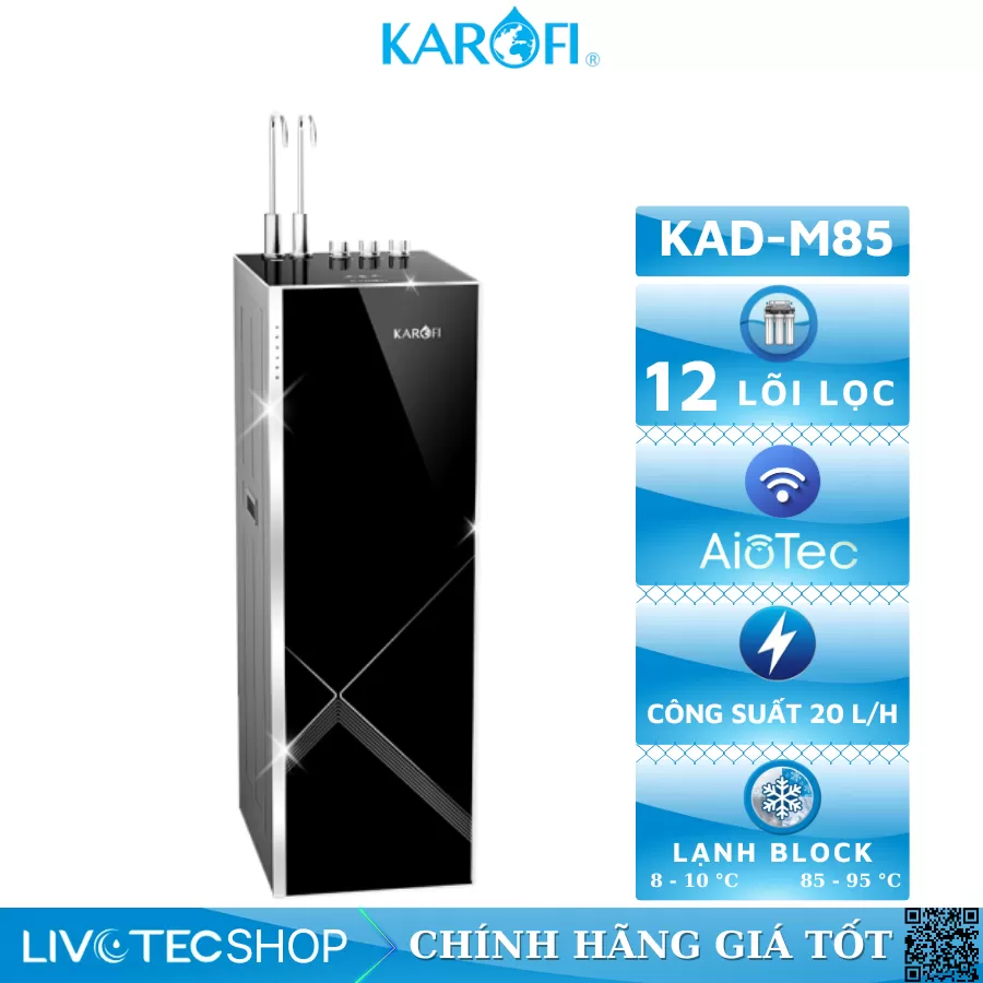 Máy lọc nước nóng lạnh Karofi KAD-M85