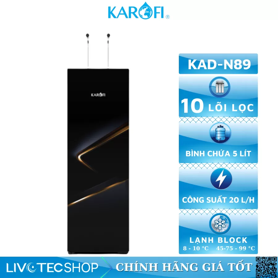 Máy lọc nước nóng lạnh Karofi KAD-N89