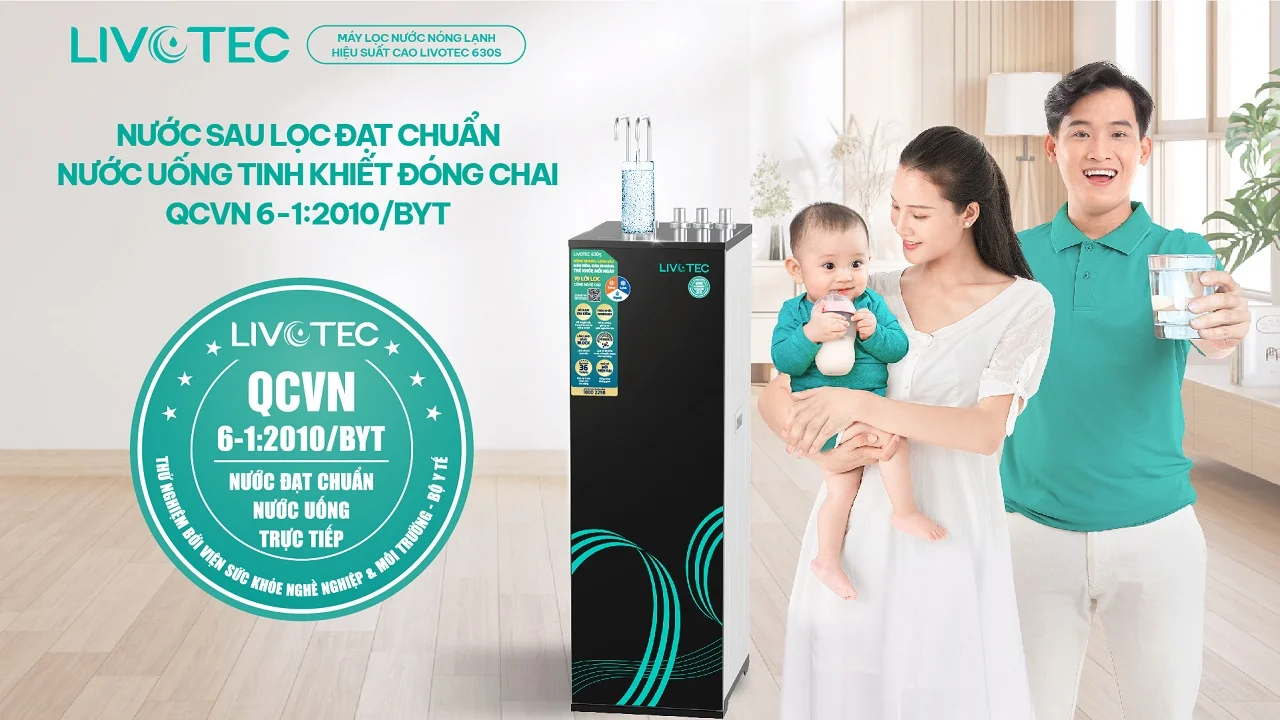 NƯỚC SAU LỌC ĐẠT CHUẨN BỘ Y TẾ