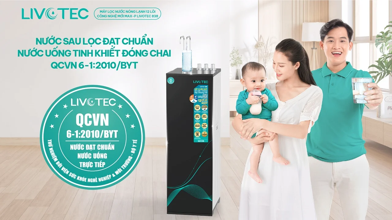 NƯỚC SAU LỌC ĐẠT CHUẨN TINH KHIẾT ĐÓNG CHAI