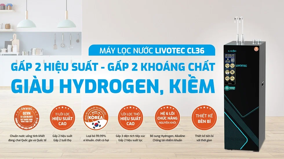 MÁY LỌC NƯỚC LIVOTEC CL36
