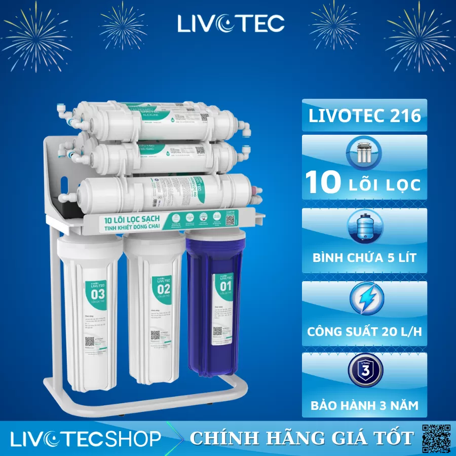 Máy lọc nước RO Livotec 216