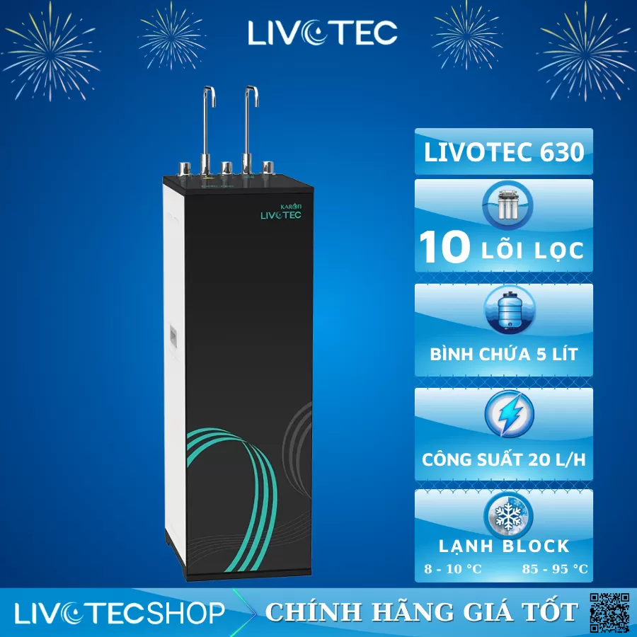 Máy lọc nước nóng lạnh Livotec 630