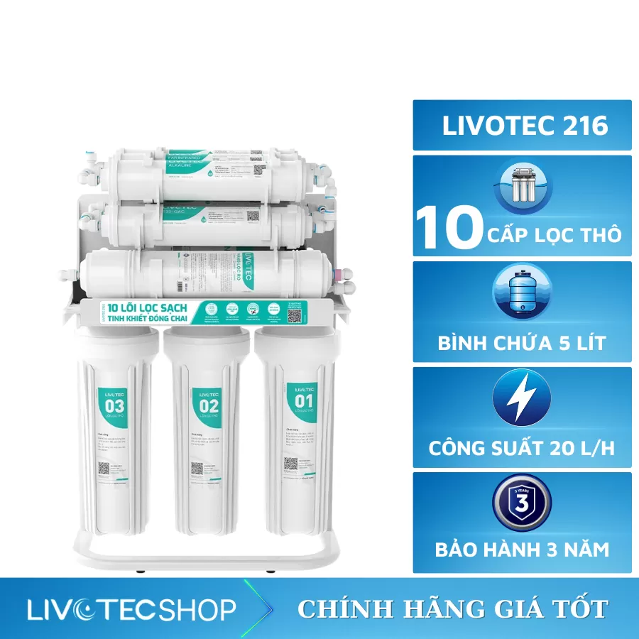 Máy lọc nước RO Livotec 216