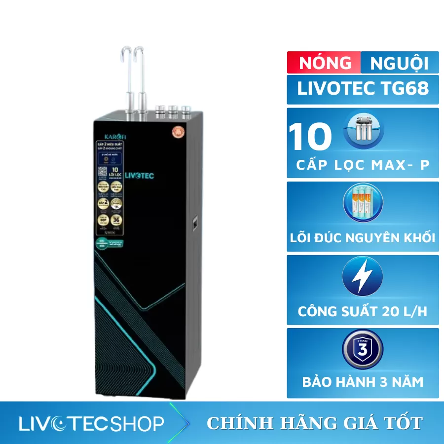 Máy lọc nước nóng nguội Livotec TG68