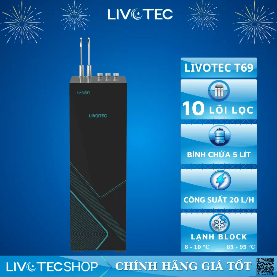 Máy lọc nước nóng lạnh Livotec T69