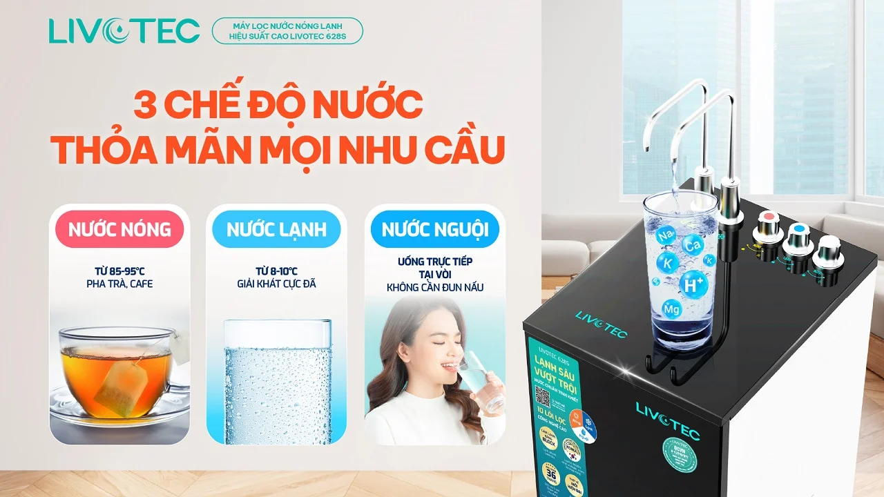 3 chế độ nước tiện lợi cho sinh hoạt h&agrave;ng ng&agrave;y