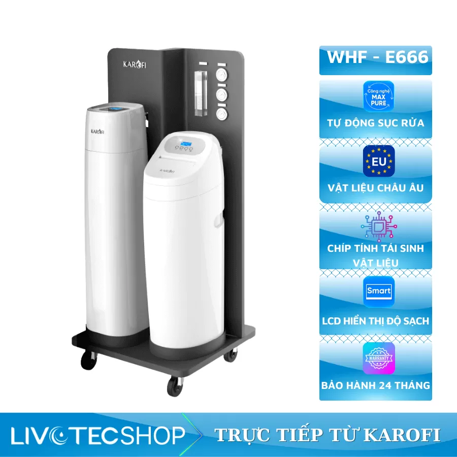 Lọc tổng trung tâm cao cấp Karofi WHF - E666