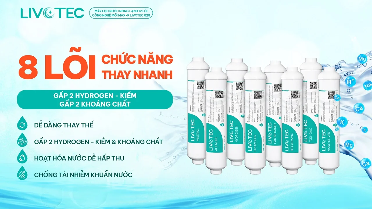 HỆ 8 LÕI CHỨC NĂNG CAO CẤP