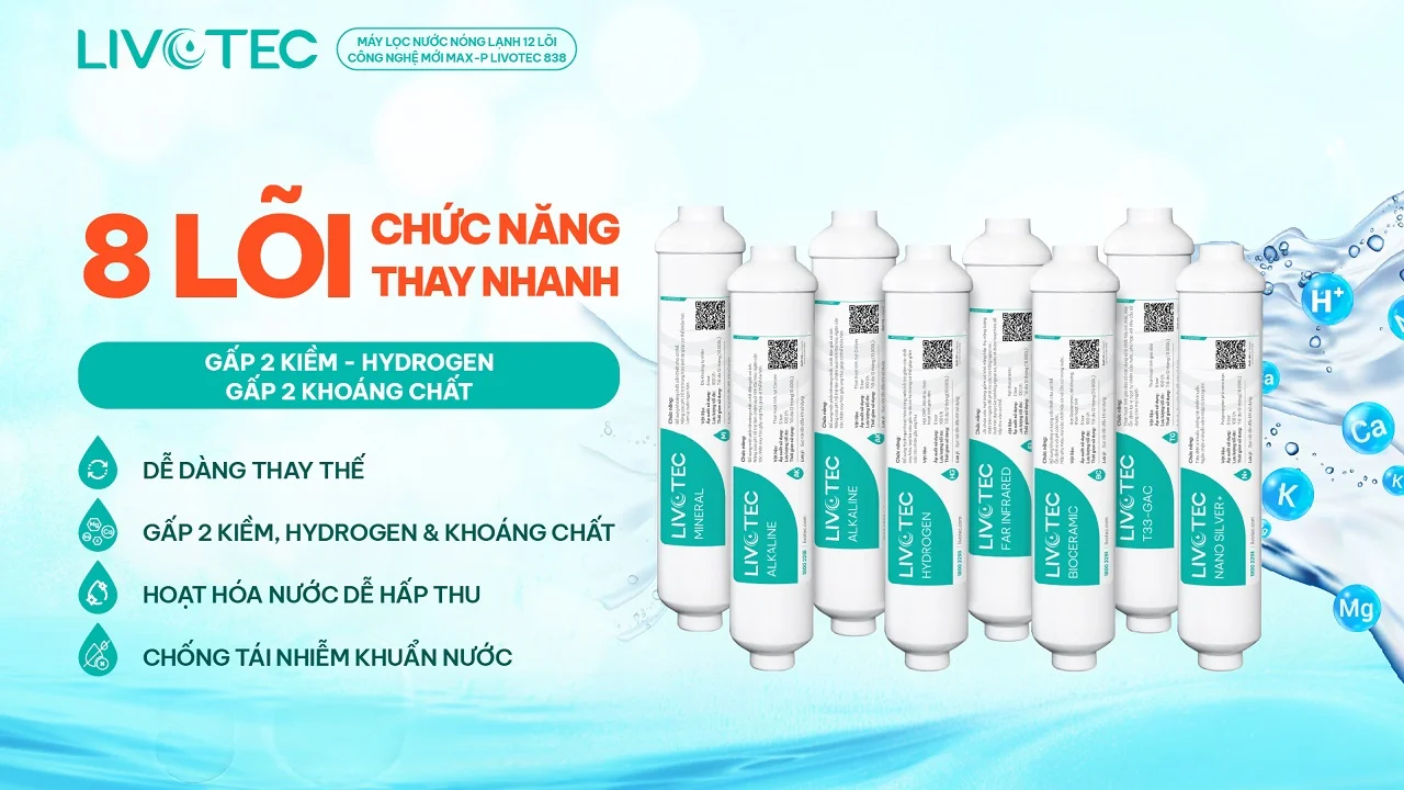 HỆ 8 LÕI CHỨC NĂNG – GẤP 2 KIỀM VÀ HYDROGEN – GẤP 2 KHOÁNG CHẤT