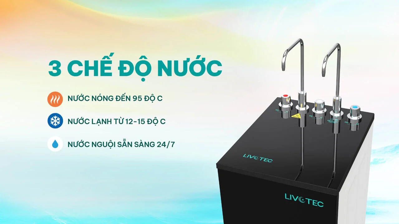 Máy lọc nước nóng lạnh Livotec 636