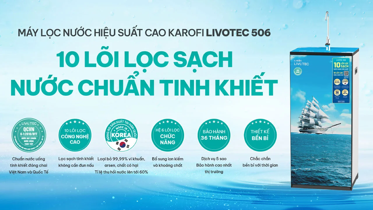 Máy lọc nước RO Livotec 506