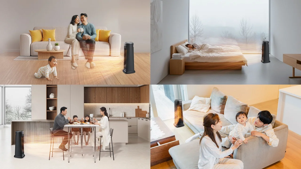 M&aacute;y sưởi gốm Livotec LCH-1597D Thiết kế nhỏ gọn