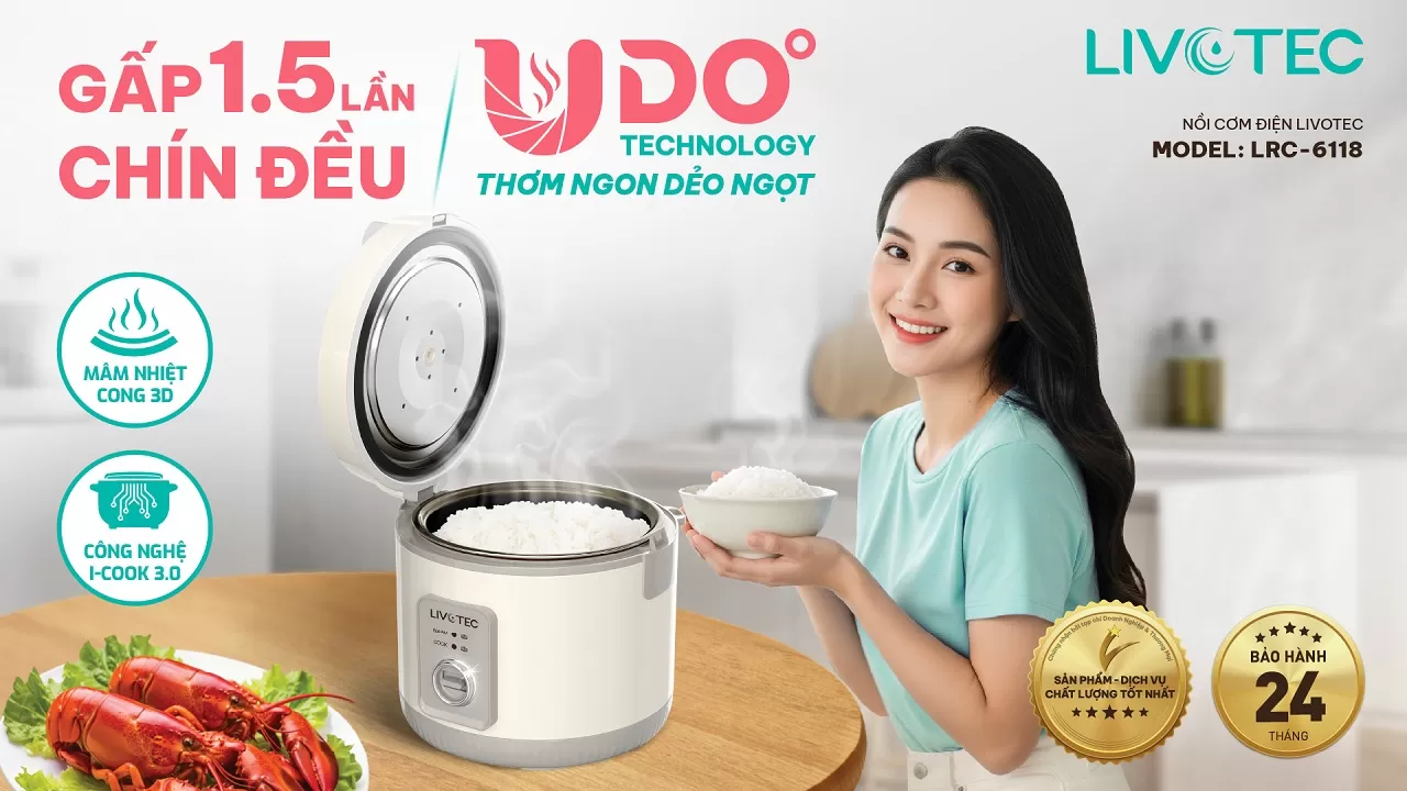 Nồi cơm điện Livotec LRC-6118