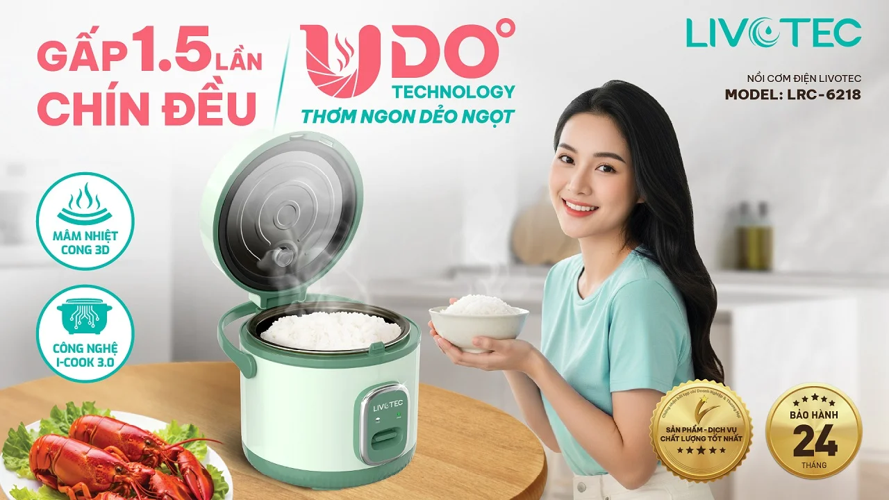 Nồi cơm điện Livotec LRC-6218