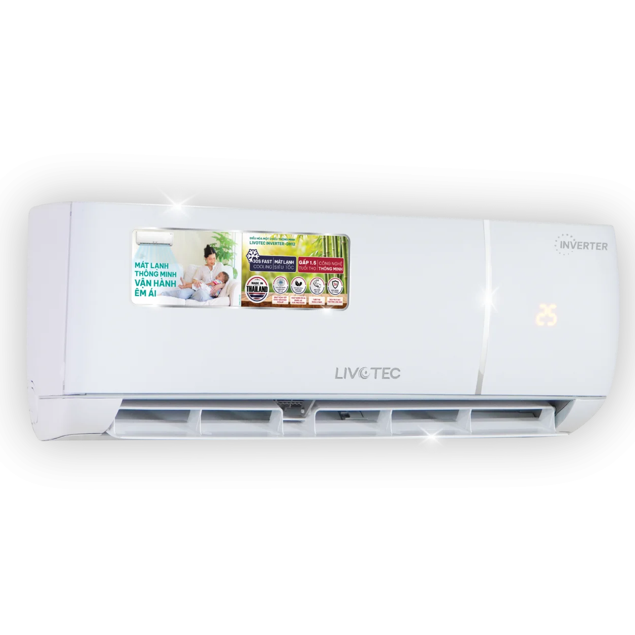 Điều hòa một chiều Livotec DH12 Inverter