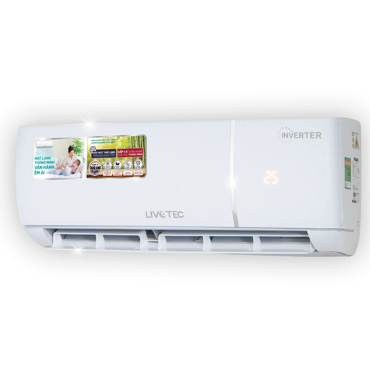 Điều hòa một chiều Livotec DH12 Inverter