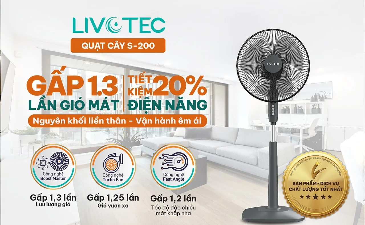 Quạt cây Livotec S200