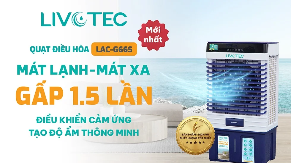 Quạt điều hòa Livotec LAC-G66S 