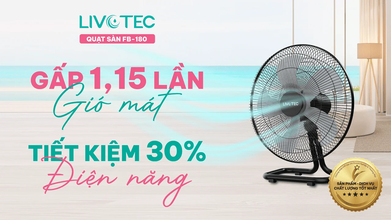 Quạt sàn Livotec FB-180
