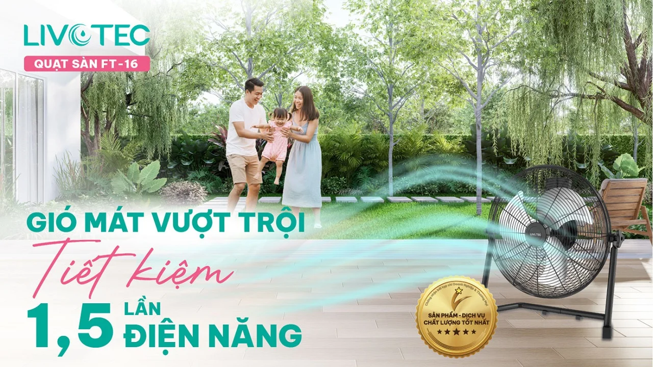 Quạt sàn Livotec FT-16