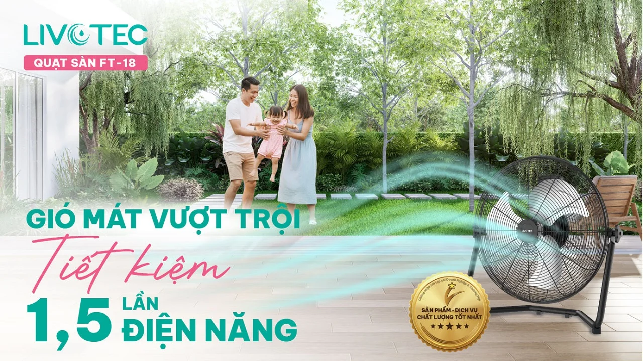 Quạt s&agrave;n Livotec FT-18