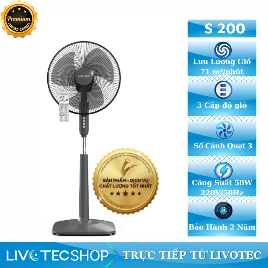 Quạt cây Livotec S-200