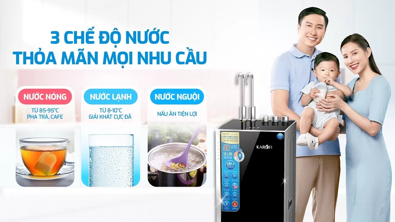m&aacute;y lọc nước n&oacute;ng lạnh