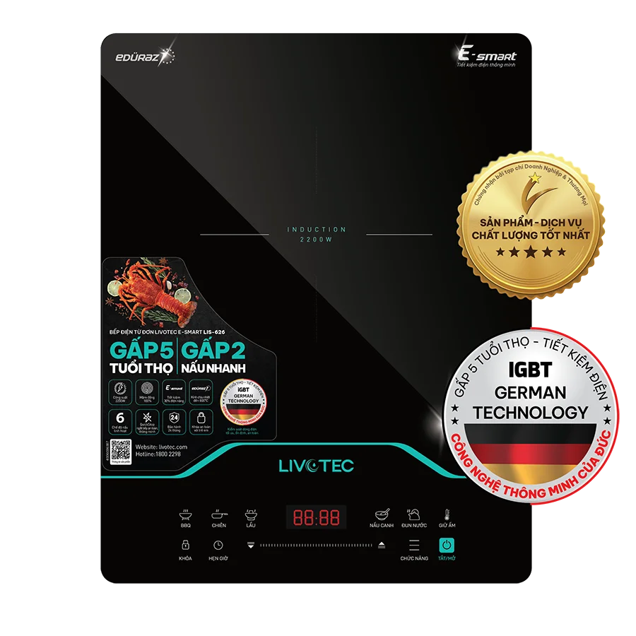 Bếp từ đơn Livotec E-smart LIS-626