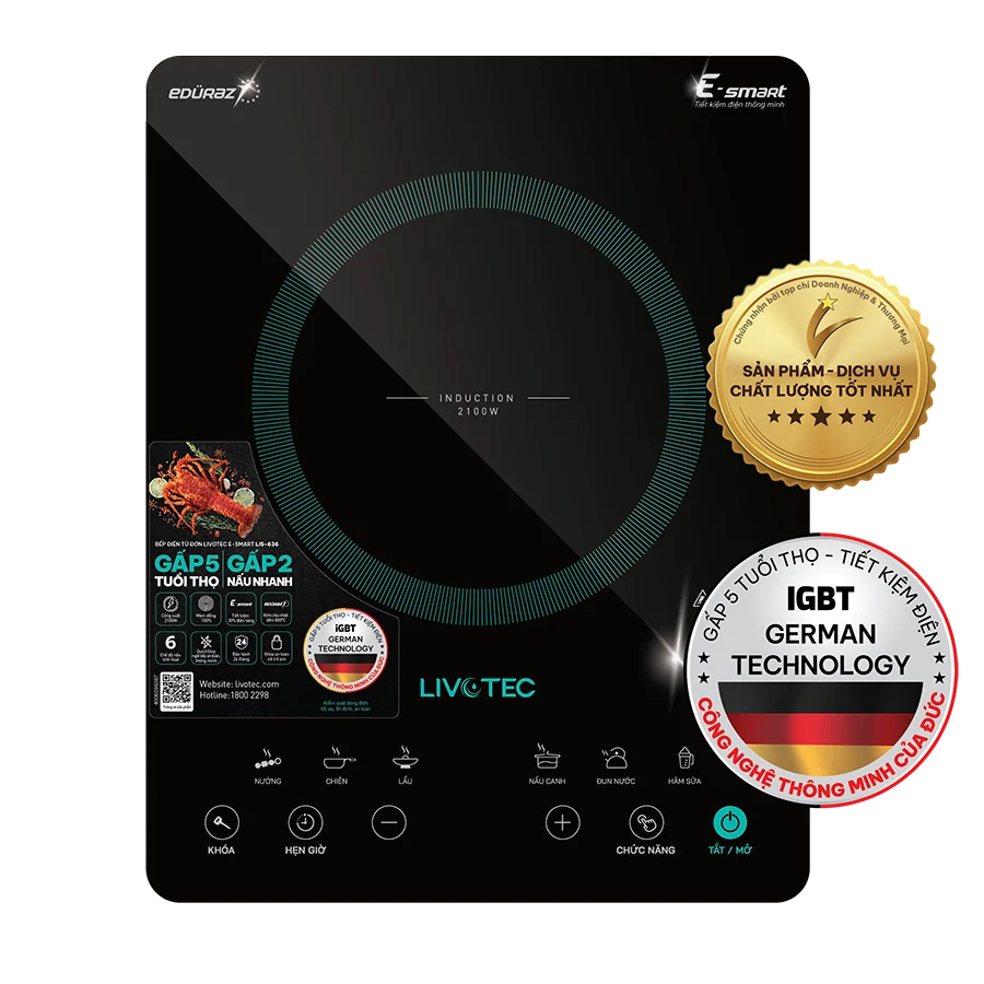 Bếp từ đơn Livotec E-smart LIS-636