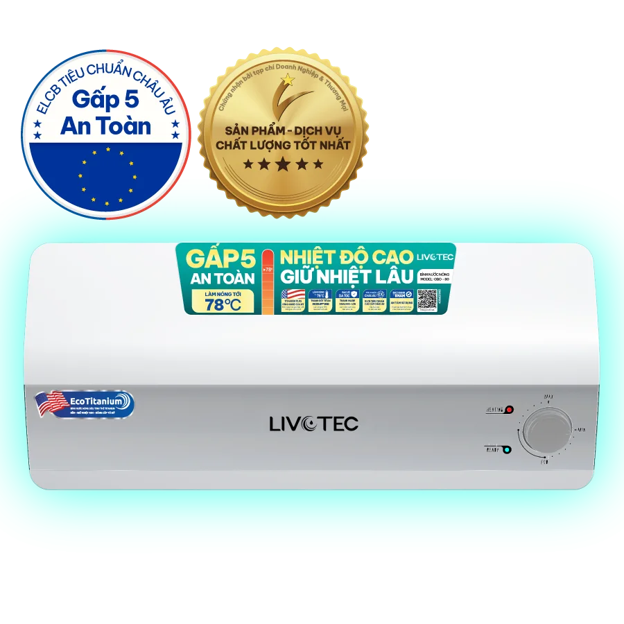 Bình nước nóng gián tiếp Livotec I30A25